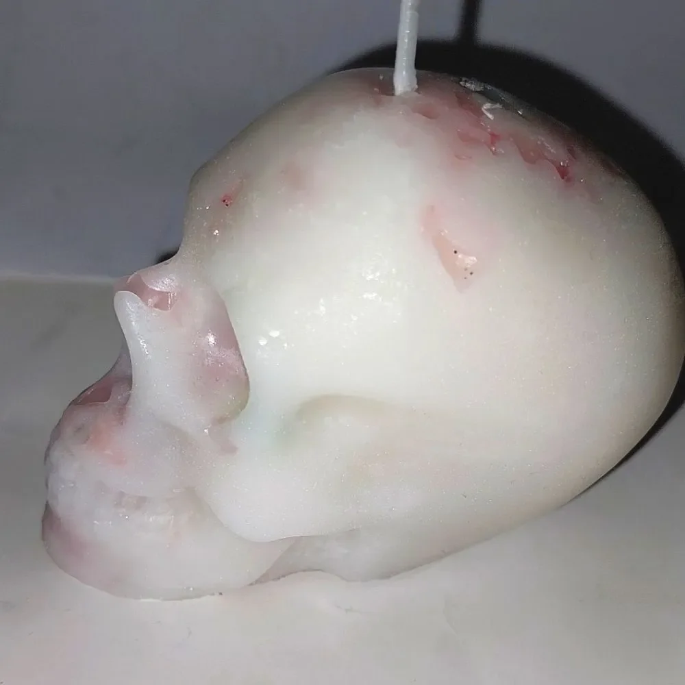 Hand crafted mini skull limited edition from our raging skull candle collection